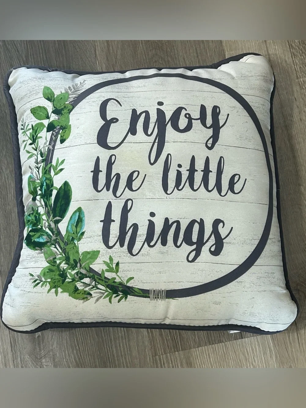❤️FREEw/PURCHASE Enjoy the Little Things Indoor/Outdoor Throw Pillow – 15”x15”